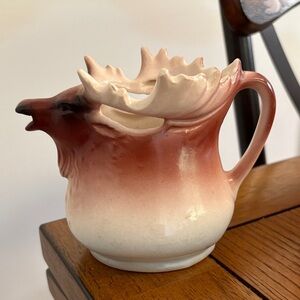 Royal Bayreuth Moose ceramic creamer
